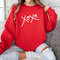 XOXO Sweatshirt, Valentine's Day Sweater, Love Sweatshirt, Xoxo Crewneck, Gift for Her, Red Sweatshirt, Valentine Crewneck, Vday Sweater.jpg