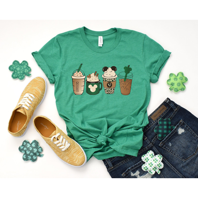 Disney St. Patrick's Coffee Shirt,Mickey Shamrock Shirt, St Patricks Day Disney Trip Shirt, St Patrick's Day Shirt, St. Patrick's Day Gift.jpg