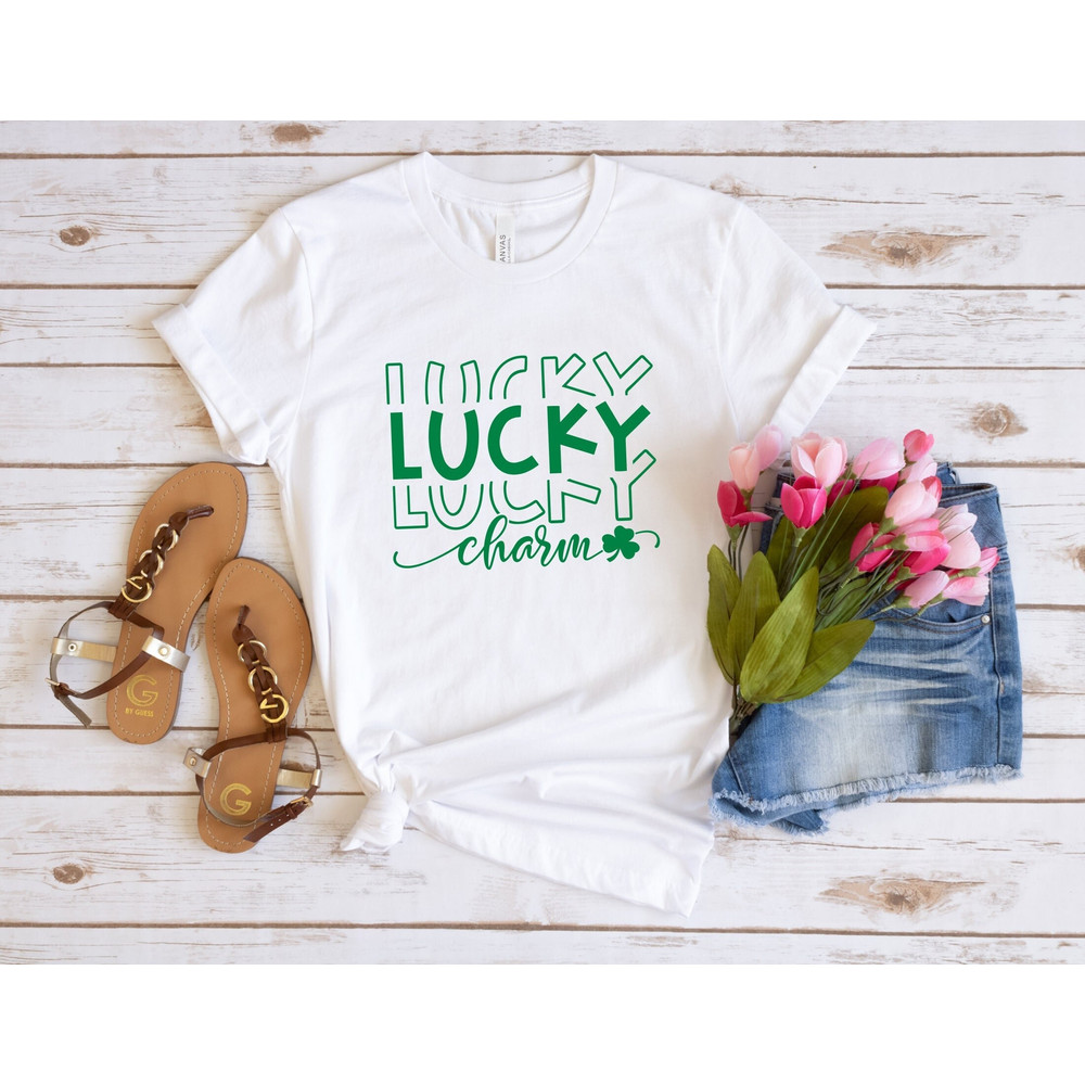 Lucky Charm Shirt, St Patrick's Day Lucky Charm Sweatshirt, Saint Patrick's Day Shirt, Saint Patrick's Day Sweatshirt, Lucky T-Shirt, Gift.jpg