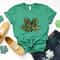 St. Patrick's Leopard Shamrock Hearts Shirt, Leopard Print Heart Design, Lucky Tshirt, Irish T Shirt, Shamrocks Shirt, St. Patricks Day Gift.jpg