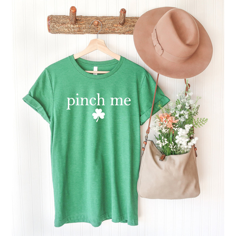 Pinch me Shirt, St Patricks Day Shirts, Shamrock Lucky Lips,Four Leaf Clover,Shamrock Shirts, Patrick's Day, Irish Tshirt, Grass Green,RS176.jpg
