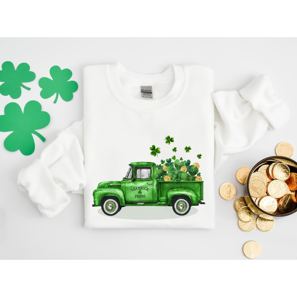 Happy St Patricks Day Shirt,Shamrock Shirt,Saint Patricks Day Shirt,Patricks Truck Shirt,Saint Patricks Day Family Matching Shirt.jpg