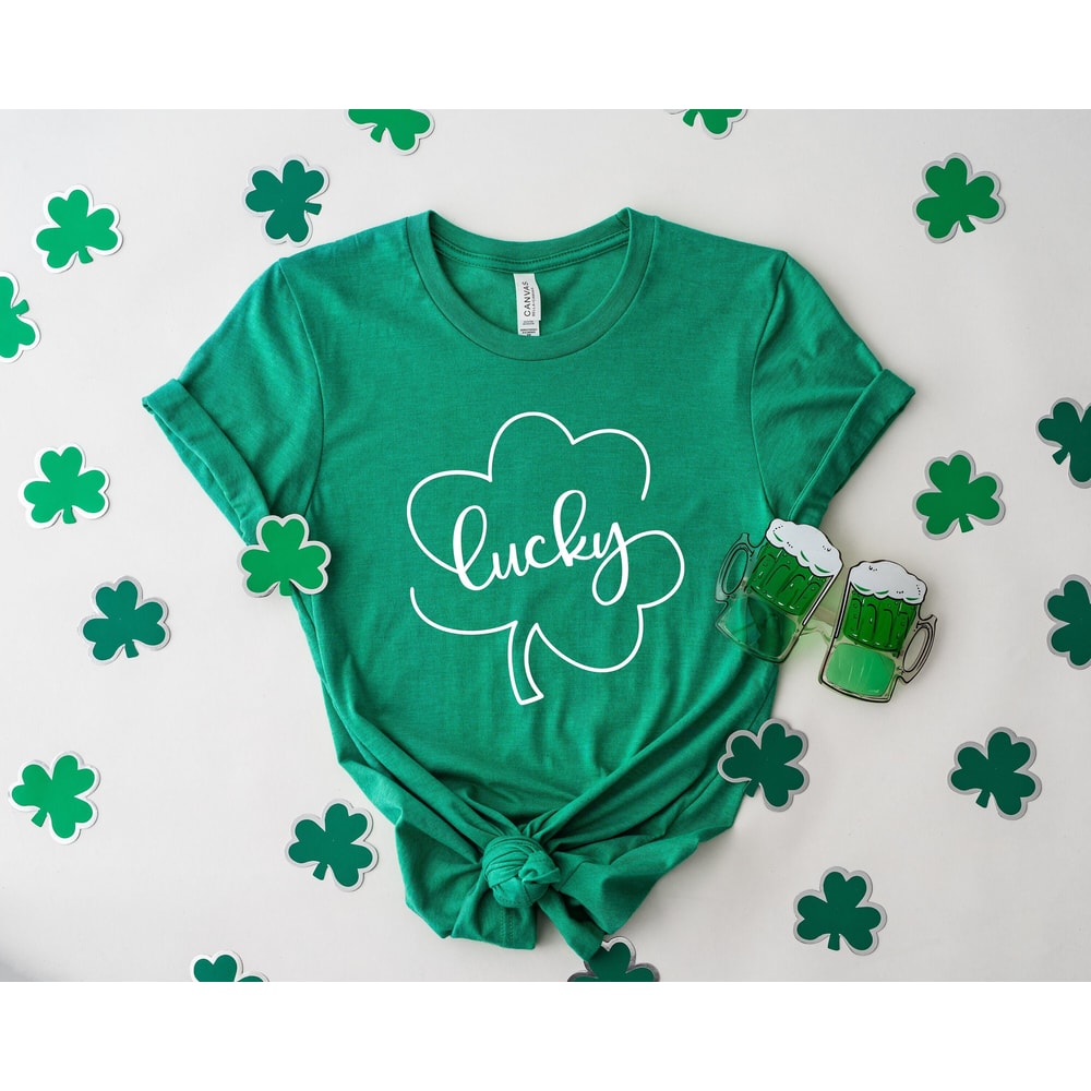 Lucky Shirt,St. Patrick's Day Shirt,Lucky Shamrock Shirt,Shamrock Tee, Patrick's Day Gift,Patrick's Day Family Matching Shirt,Drinking Shirt 1.jpg