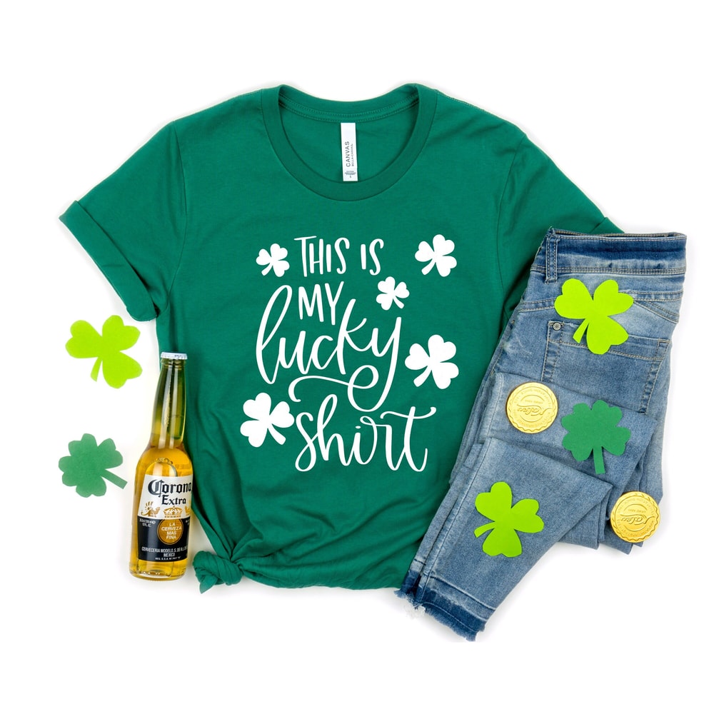 This is my Lucky Shirt,Lucky Shamrock Shirt,Shamrock Tee, Patrick's Day Gift,Patrick's Day Family Matching Shirt,Drinking Shirt.jpg