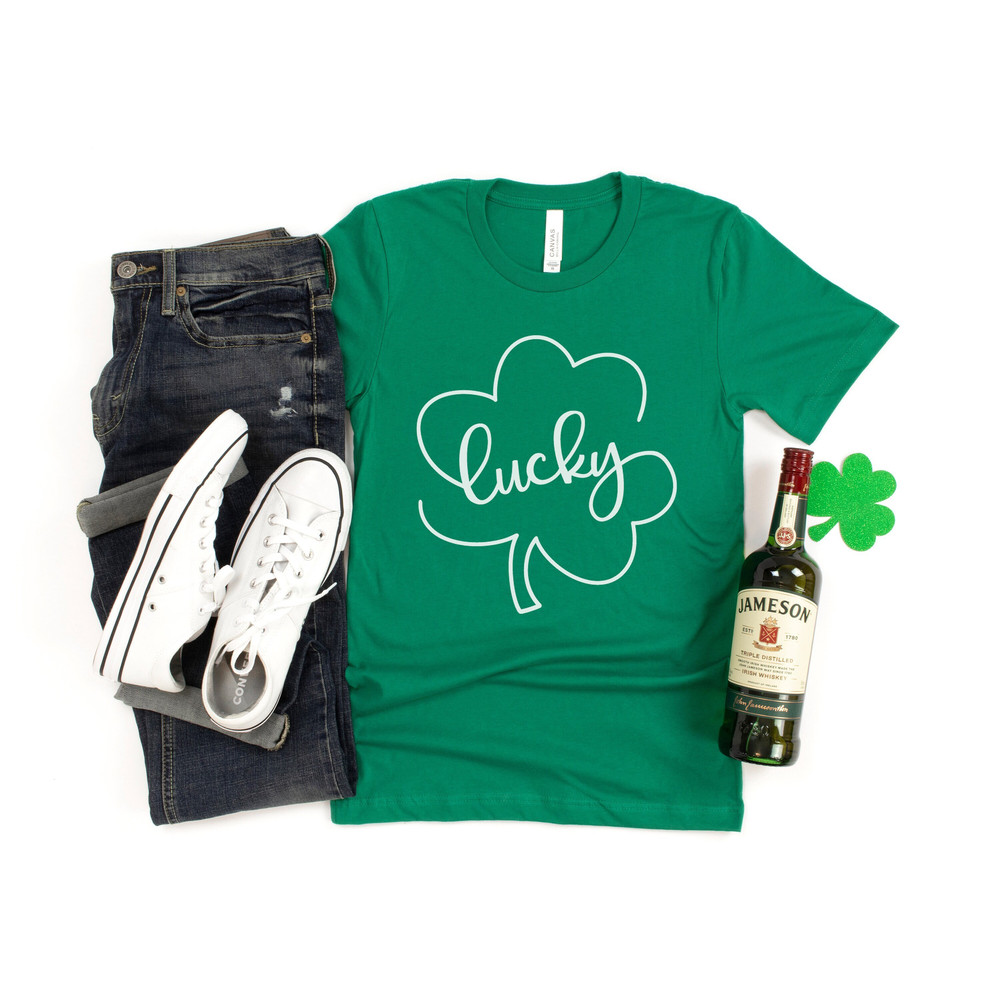 Lucky Shirt, St. Patty's Day Shirts for Men and Women, St Patty's Lucky Shirt, St Patty's Lucky Women Shirt, Shamrock Shirt, Irish Shirt.jpg