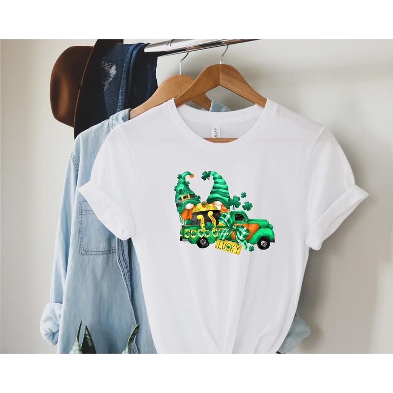 St. Patrick's Truck Gnomes Shirt, St Patricks Gnome Shirt, Gnome Shirt, Shamrock Shirt, St Patricks Day Shirt, St Patricks Shirt, Lucky Tee.jpg