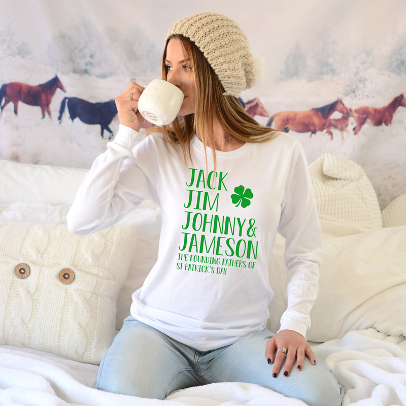 Jack Jim Johnny & Jameson St. Patrick's Day Long Sleeve Shirt  Funny St. Patrick's Day Graphic Shirt  St. Patrick's Day Tee  9016.jpg