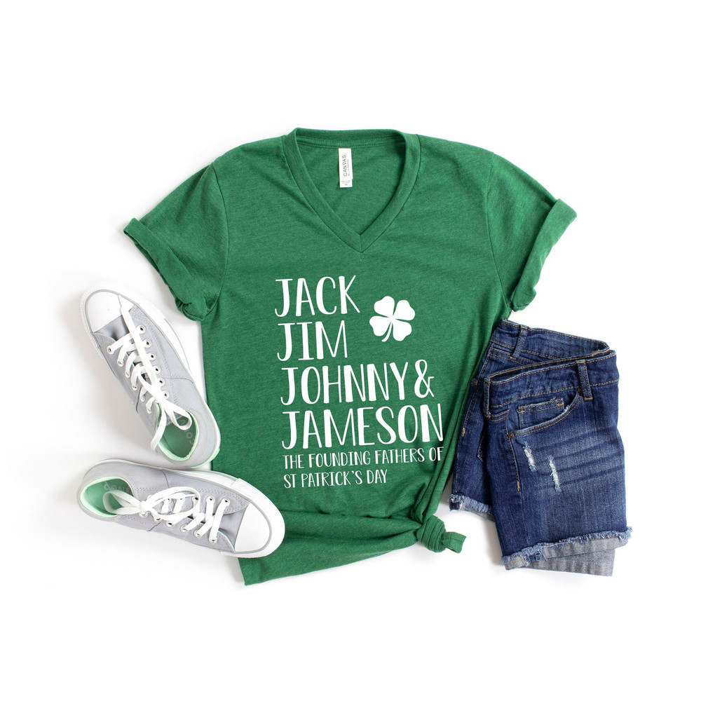 Jack Jim Johnny & Jameson St. Patrick's Day V Neck Shirt  Funny St. Patrick's Day Graphic Shirt  St. Patrick's Day Tee  9016.jpg
