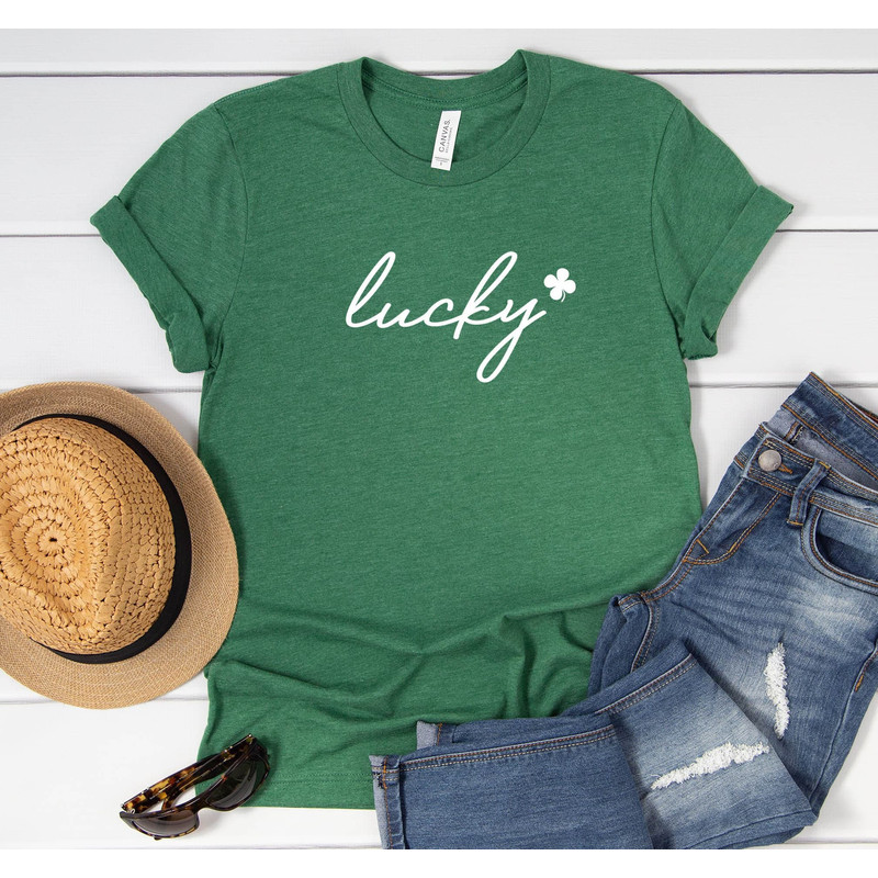 Lucky Shamrock Shirt  Shamrock St. Patty's Shirt  St. Patrick's Day Tee  St. Patty's Green Shirt  St. Patrick's Day Shirt  12011.jpg