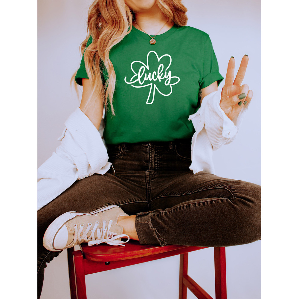 Lucky St.Patrick's Day Tee  Lucky Charm Shirt  St.Patrick's Day  Shamrock Shirt  St. Patrick's Shirt  Lucky Shamrock Shirt  11711.jpg