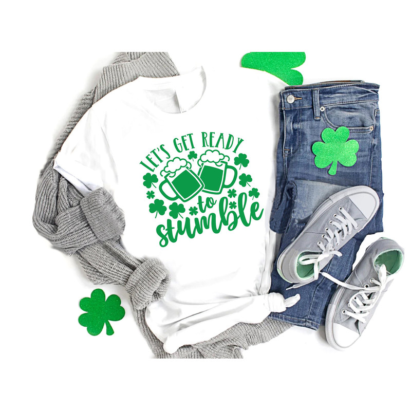 St Patrick Day Shirt,Let's Get Ready To Stumble,St Patricks Day Shirt Women,St. Patrick Day Drinking Shirt,Shamrock Shirt,Irish Gift For Her.jpg
