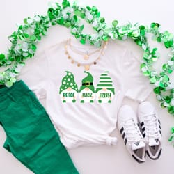 gnomes peace luck irish t-shirt, saint patricks day shirt