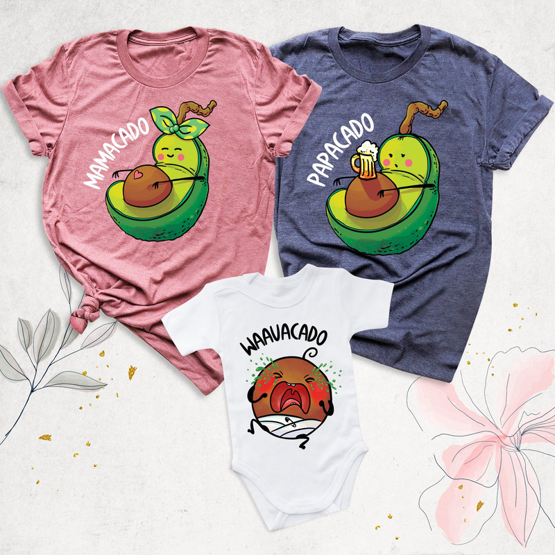 Mamacado Papacado Shirt, Baby Announcement Shirt, Avocado Matching Shirt, Expecting Mom Shirt, Pregnant Gift, Maternity Shirt, New Mom Shirt.jpg