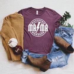 meltdown mama manager shirt, funny mama shirt, mom shirt gifts, mama life shirt, rock n roll mama shirt, meltdown mama t