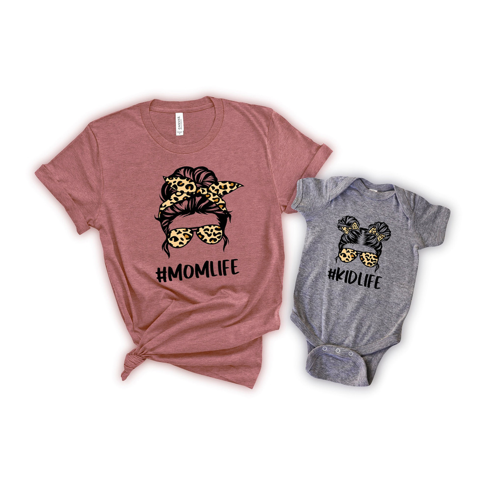Mom Life Kid Life Shirt,Leopard Mom Shirt, Just a Boy in Love with His Mama, Mom and Me, Mother and Girl Matching Shirt,Mother Day Shirt.jpg