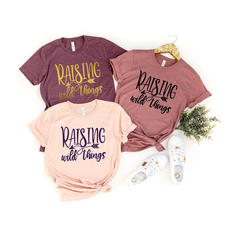 Raising Wild Things Shirt, Mom Life Shirt, Mother T-Shirt, Cute Mom Shirt, Cute Mom Gift, Mothers Day Gift, New Mom Gift,Mother Birthday.jpg
