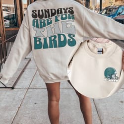 philadelphia football sweatshirt, eagles sweatshirt, sundays are for the birds, retro eagles shirt, bird gang, sunday fo
