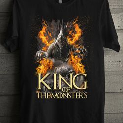 vintage godzilla king of the monsters t-shirts, godzilla king of the monsters youth kids shirt