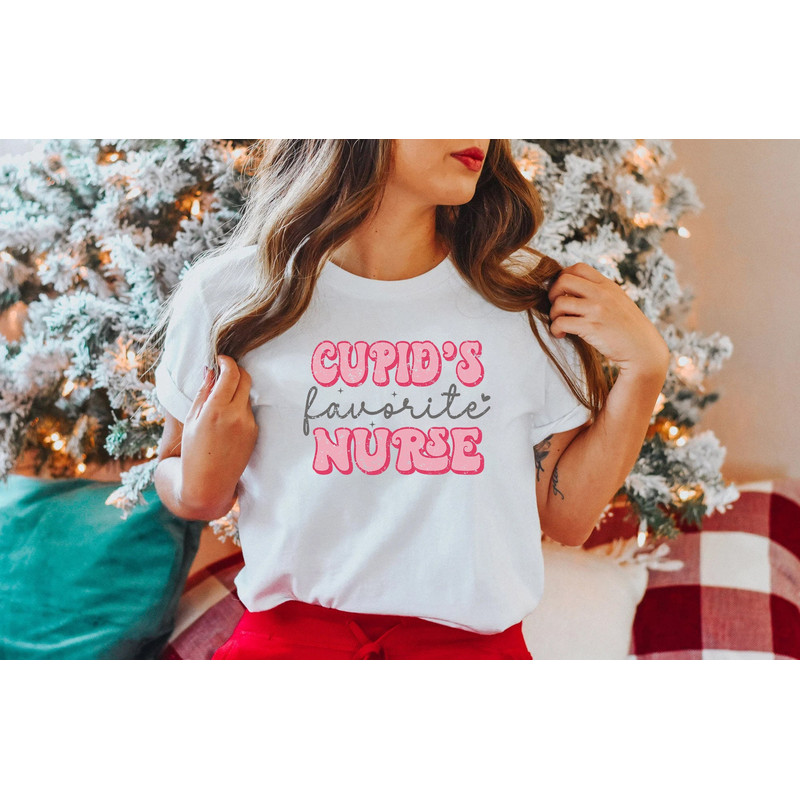 Cupid's favorite Nurse shirt, Nurse Shirt, Valentine Nurse tee, Valentines day women,RETRO VALENTINE, DICE, valentine shirt, valentines day.jpg
