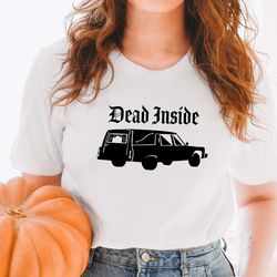 dead inside halloween shirt  halloween party shirt  skeleton halloween shirt  bella canvas
