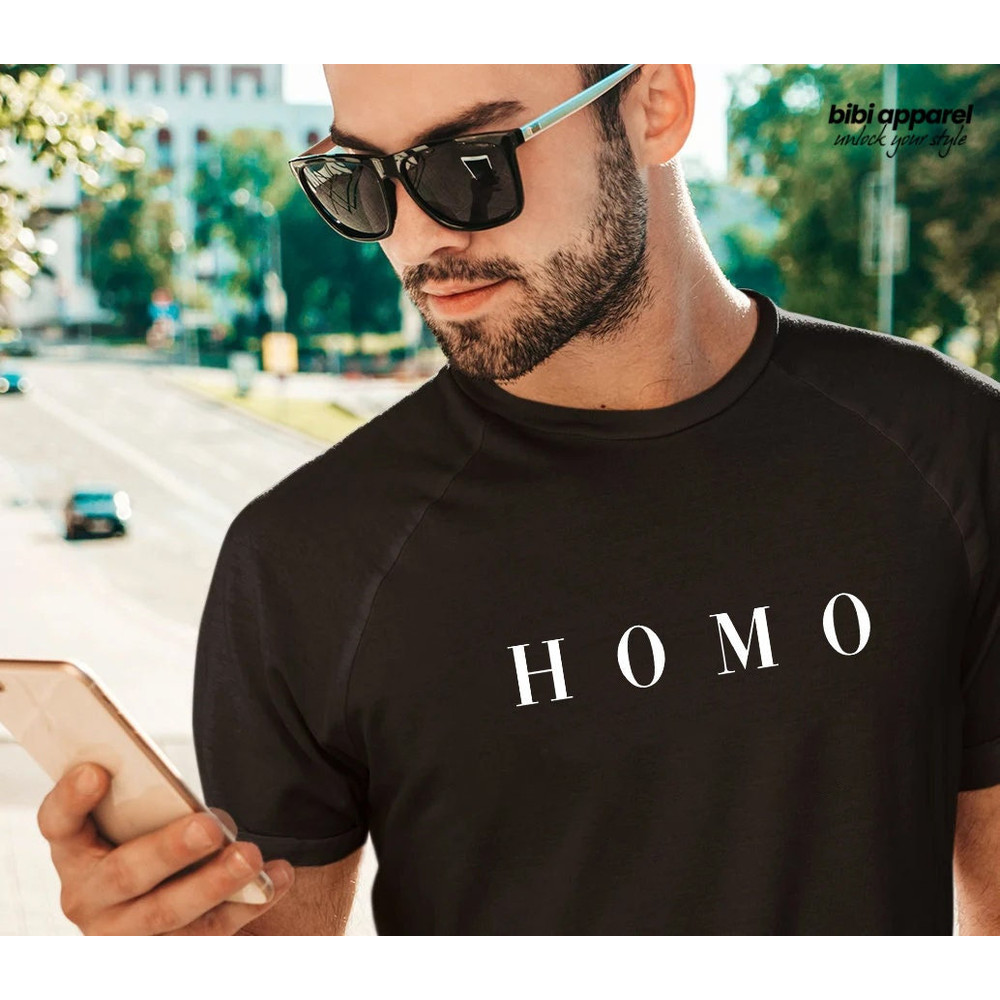 Homo Shirt, Minimalist Homosexual, Proud Gay Shirt, LGBT Pride Shirt, Queer Pride Shirts, LGBTQ Shirt, Gift for Pride, Lesbian Pride Shirts.jpg