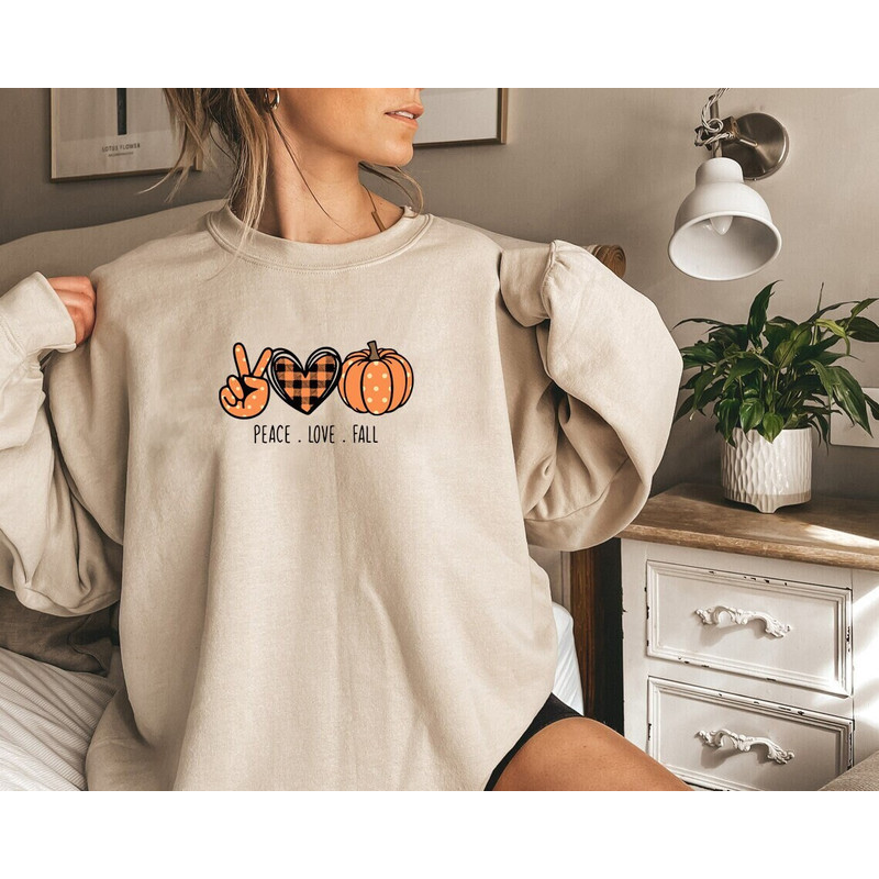 Peace love fall, cute fall shirt, love pumpkin, fall shirt,  pumpkin sweatshirt, thankful shirt, fall vibes shirt, cheetah pumpkin,.jpg