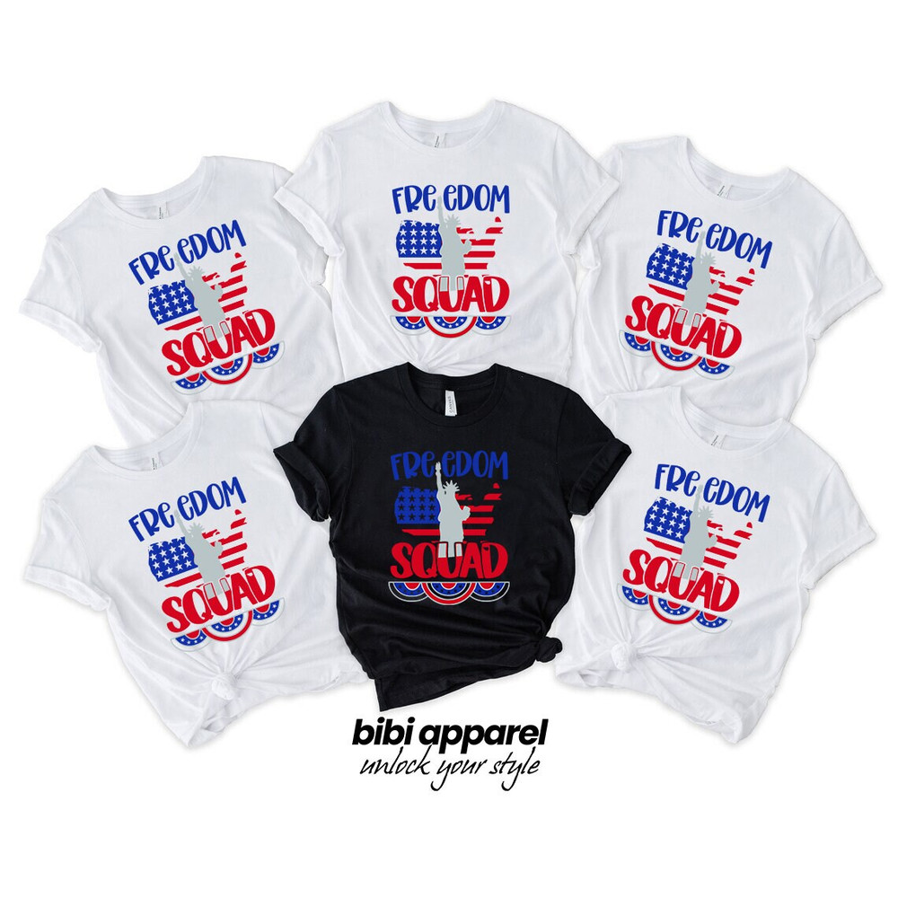 Freedom Squad Shirt, 4th Of July Shirt, Independence Day Shirt, Patriotic Shirt, American Flag Shirt, Freedom Shirt, USA Family Shirt.jpg