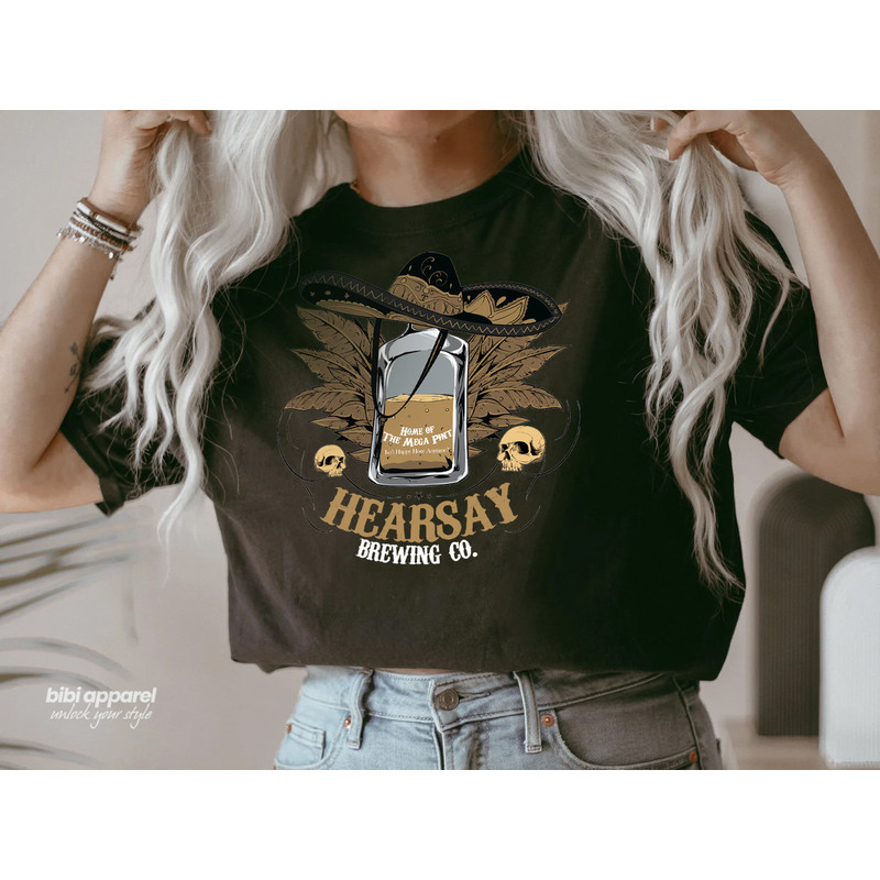 Hearsay Drinking Company, Always Happy Hour, Funny Drinking Bar Shirt Woman's Novelty Tank Top T-Shirt Muscle Tank Shirt.jpg