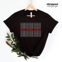 lgbtq shirt,kiss more girls shirt,gay pride shirt,lesbian shirt,pride month shirt,queer gift,lesbian clothing,queer girl