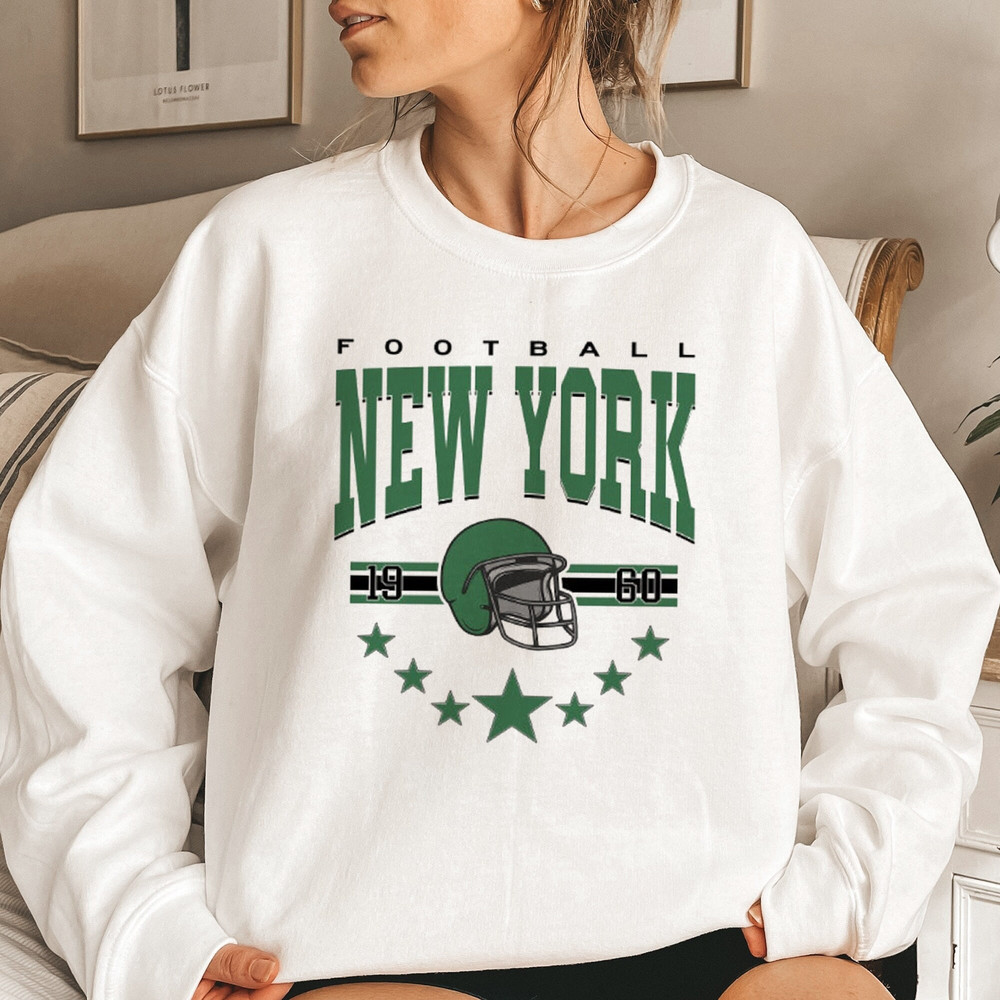 New York Football Sweatshirt, Vintage Style New York Football Fall Shirt, Football Unisex Shirt, Sunday Football Hoodie, Football Fan Gifts.jpg