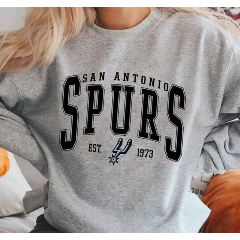 San Antonio Spurs EST 1973 Basketball Sweatshirt, San Antonio Spurs Shirt, Vintage Basketball Fan Shirt, Retro Shirt, Spurs Fan Gifts.jpg