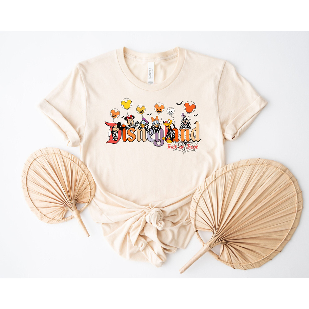 Disneyland Tshirt, Disney Halloween Shirt, Trick or Treat shirt, Mickey Disneyland Shirt,Mickey and Friends Shirt,Disney Shirt for Women Men.jpg