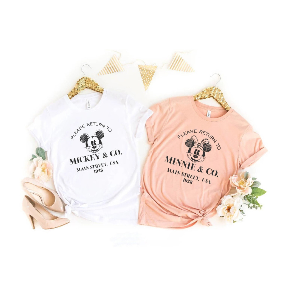 Return to Mickey & Co Unisex shirt, Return to Minnie  Co  Unisex shirt, Disney Trip Shirt, Cute Disney Mickey Tee , Disney Girls Trip Shirts.jpg