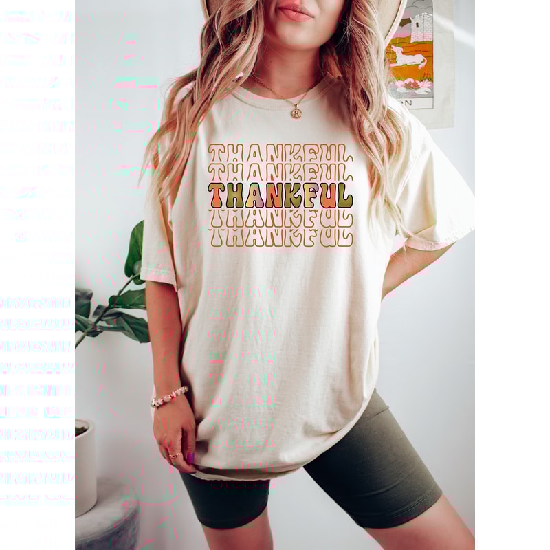 Thankful T Shirt Thankful Shirt Thanksgiving T Shirt Fall T Shirt Autumn T Shirt for Women Thanksgiving Top Thankful Top Fall Fashion Women.jpg