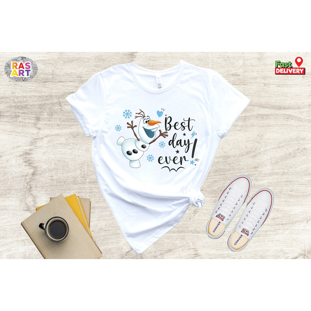 Best Day Ever Olaf Shirt, Funny Olaf Shirt, Disney Frozen Shirt, Disneyworld Family Shirt, Disney Trip Shirt, Olaf Shirt, Best Day Ever Tee.jpg