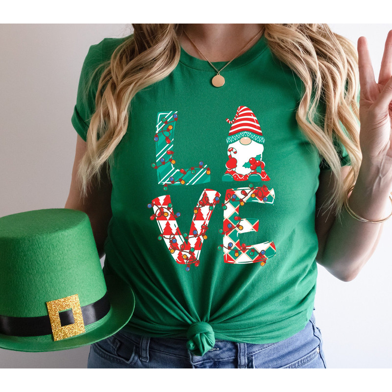 Christmas Gnomes Love T-Shirt, Santa Gnomes Sweatshirt, Gnome Shirt, Christmas with my Gnomies, Christmas Shirt, Christmas Day Gift.jpg