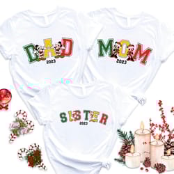 disney family christmas shirt, mom xmas shirt, dad xmas shirt, minnie mickey xmas tee, daisy donald xmas tee, mickeys ve