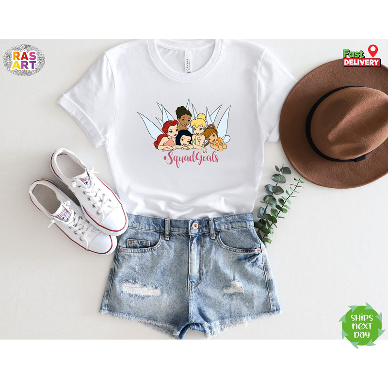 Disney Princess Shirt, Princess Squad Goals Shirt, Princess Squad Shirt, Disney Girls Trip, Disney Fairy Shirt, Magic Kingdom Shirts.jpg