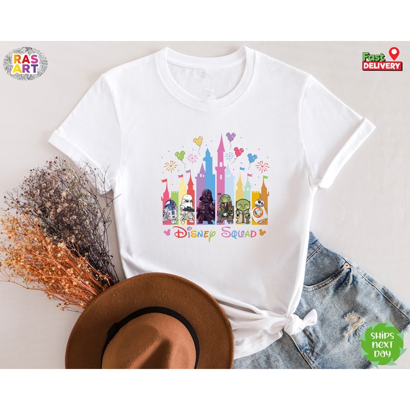 Disney Star Wars Castle Shirt, Star Wars Castle Shirt, Matching Squad Shirt, Disney Family Vacation Shirt, Disney Star Wars Shirt.jpg