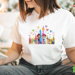 disney toy story castle shirt,  disney toy story shirt, toy story trip shirt, toy story woody shirt, toy story rex shirt