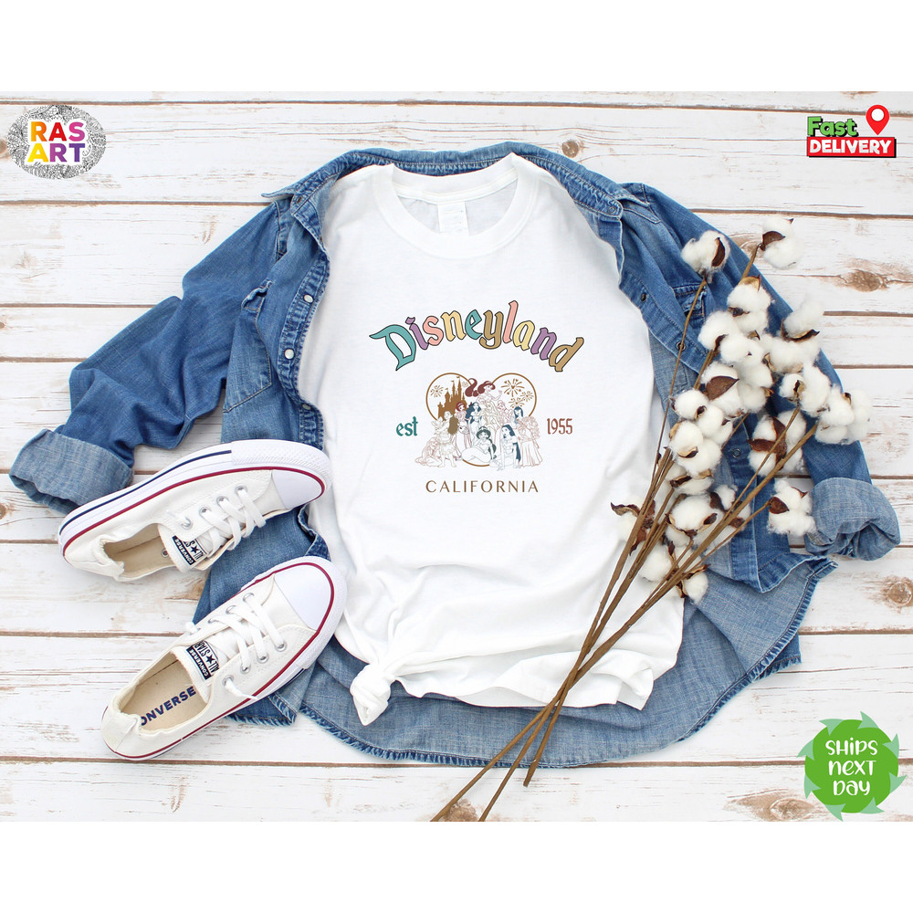 Disneyland Princess Shirt, Disneyland Shirt, Disney Girl Trip Shirt, Disneyland Princess Trip Shirt.jpg