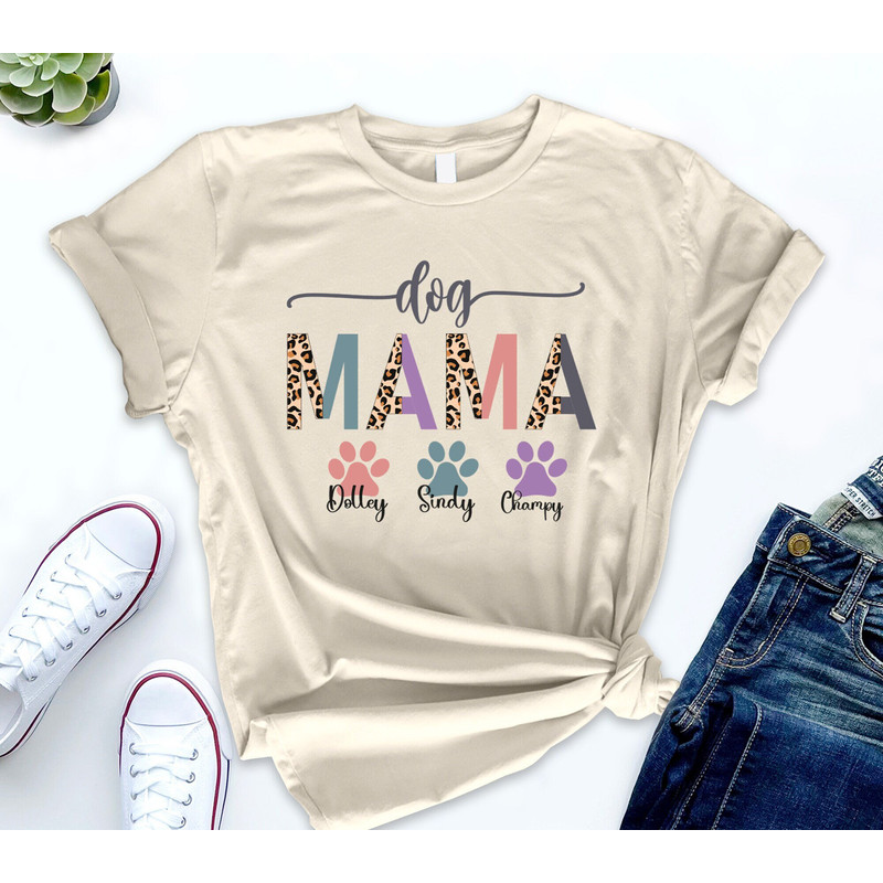 Dog Mom Sweatshirt, Custom Dog Mom Sweat, Gift For Dog Lover, Dog Mom Sweat With Names.jpg