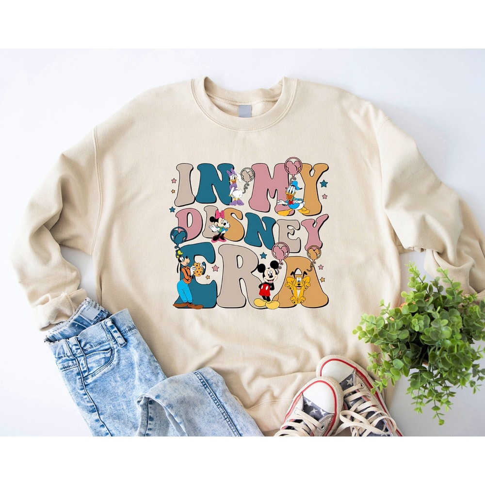 In My Disney Era Sweatshirt, Retro Walt Disney World Shirt, Girls Trip Disney Shirt, Disney Family Shirts, Disneyland Vacation Matching Tees 1.jpg