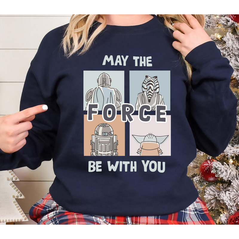 May The Force Be With You Christmas Sweatshirt, Disney Star Wars Christmas Shirt, Galaxy Edge Christmas Shirt, Happy Christmas Party T-Shirt.jpg