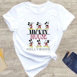 mickey mouse disney hollywood shirt, mickey ears shirt, disney trip shirt, disneyland shirt, disney world shirt, disney
