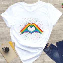 rainbow pride shirt, love is love shirt, gay pride shirt, lgbtq shirt, equality pride shirt, rainbow shirt, gay pride te
