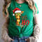 Santa Cow Ho Ho Ho T-Shirt, Howdy Christmas T-Shirt, Santa Western Shirt, Cowgirl Santa Shirt, Country Christmas Tee, Western Country Xmas.jpg