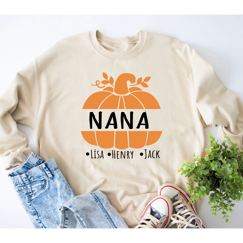 Thanksgiving Nana Sweatshirt, Thankful Mama Sweatshirt, Fall Mom Shirt, Blessed Mama Shirt, Mom Autumn Shirt, Thanksgiving Mom Gift.jpg