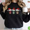 Christmas Skeleton Sweatshirt, Merry Christmas Skull Sweatshirt, Santa Hat Skeleton Christmas Shirt, Tis the Season Shirt, Holiday Xmas Tee.jpg