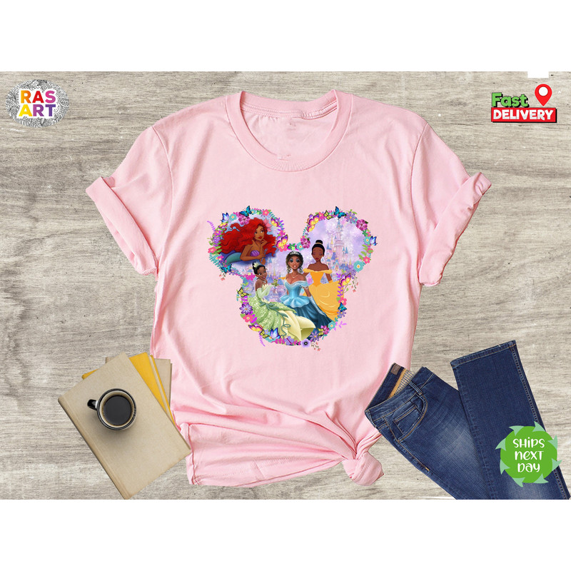 Disney Black Little Mermaid Shirt, Afro Little Mermaid Girl, Black Ariel Shirt, Disney Girl Shirt, Disney Girl Trip, Afro Disney Princess.jpg